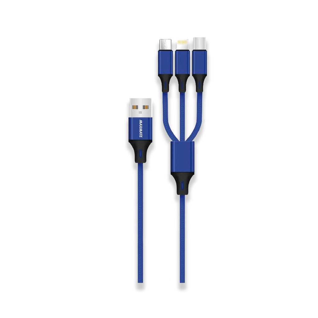 MMC03 3-in-1 Supper Cable Ligtning, USB-C and Micro