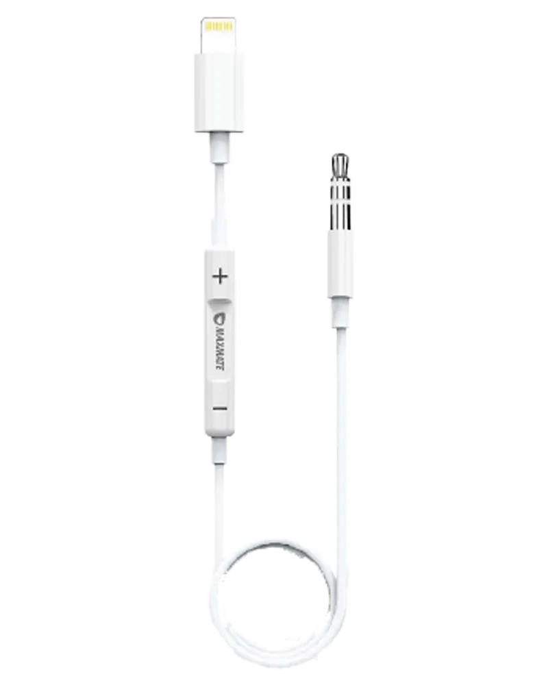 MA04 Lightning to Aux Wire Control Adapter Bluetooth 