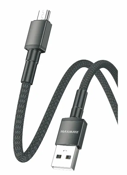 MMC905 Braided USB to Micro Cable 1M