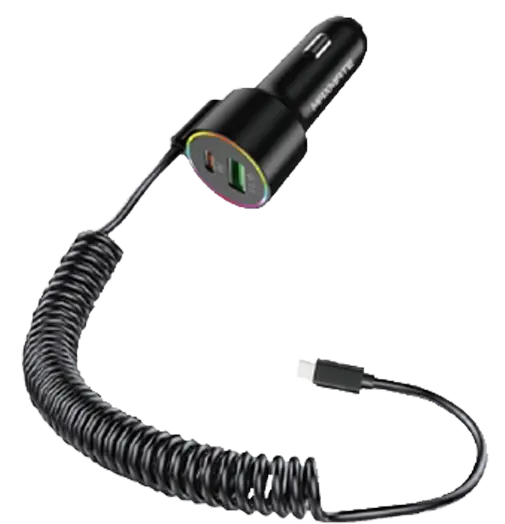 MPV23C Car charger Spring cable