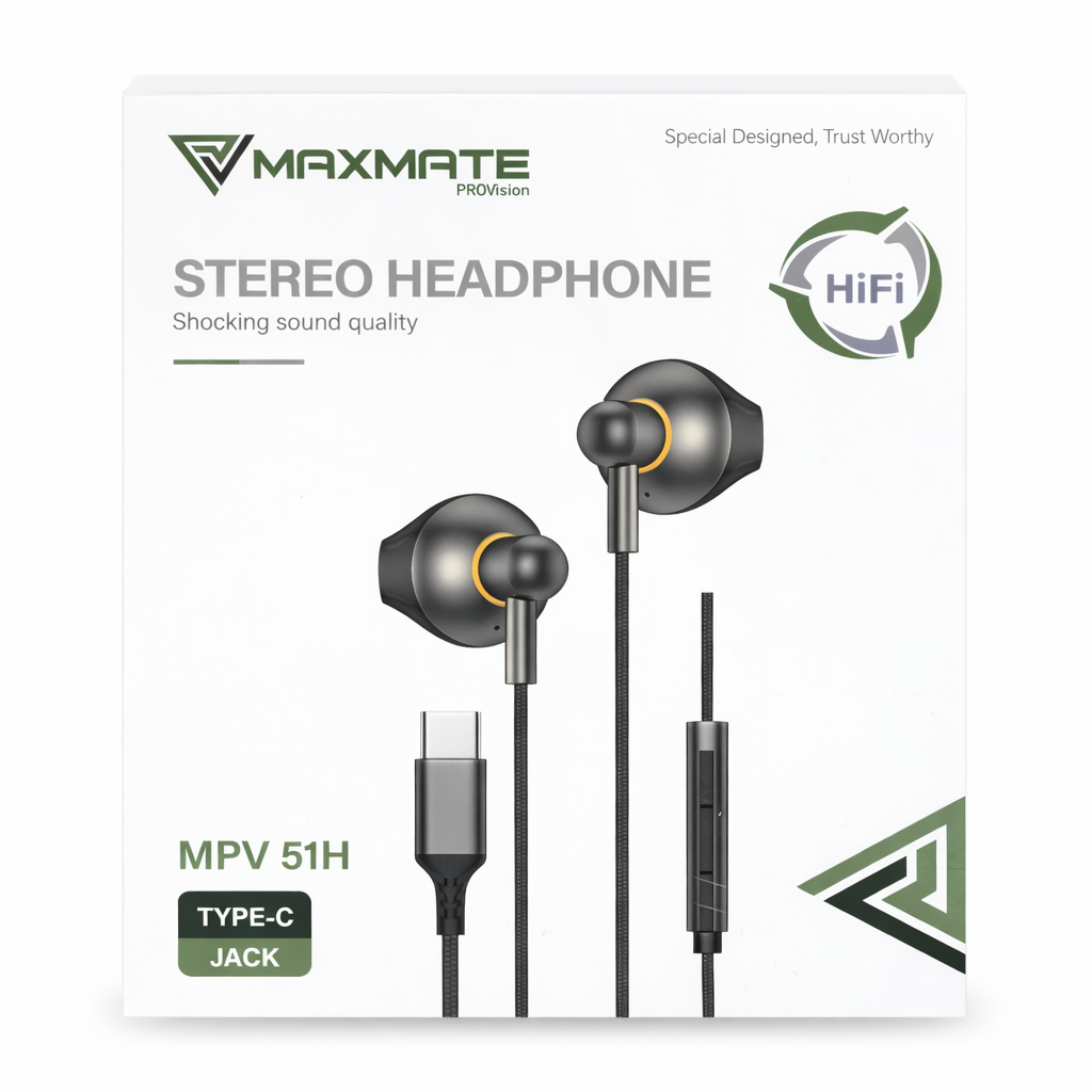 MPV51H Wired Stereo Headphone type C