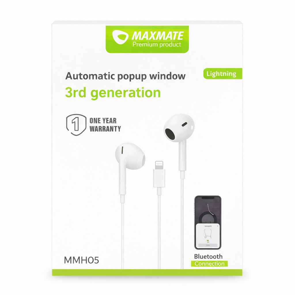 MMH05 Lightning Earphones Pop-up