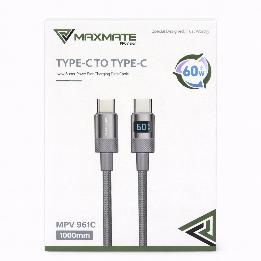MPV961C Fast charging C to C cable 60w