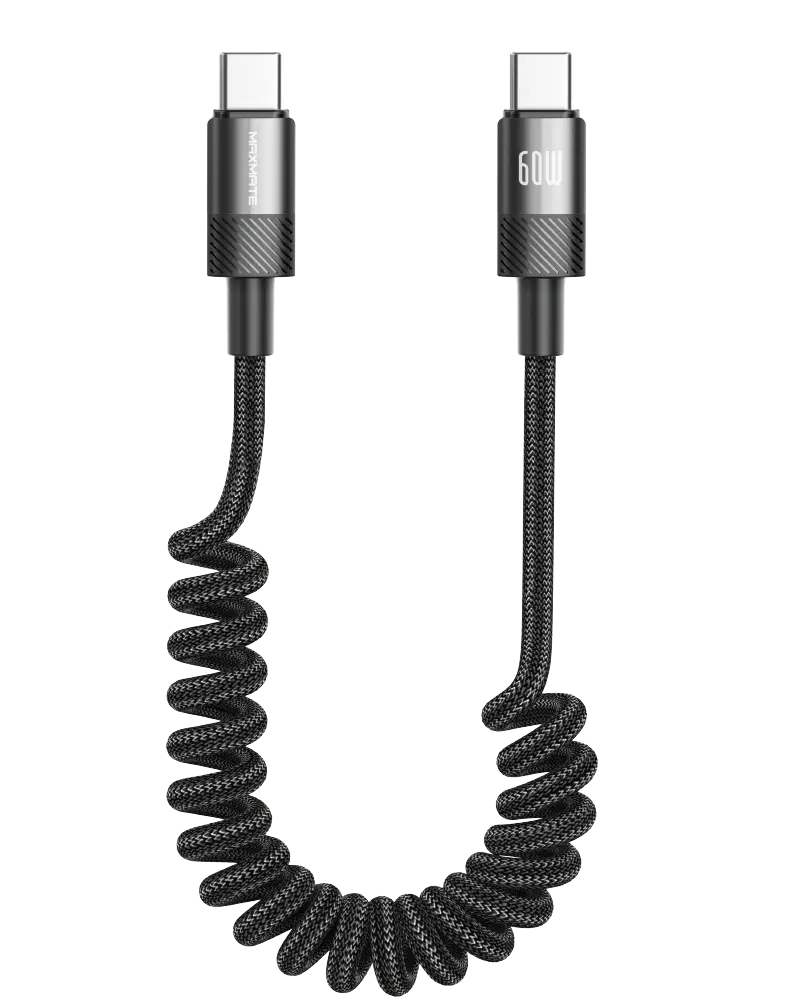 MPV971C Fast Charging C to C Spring cable 60w