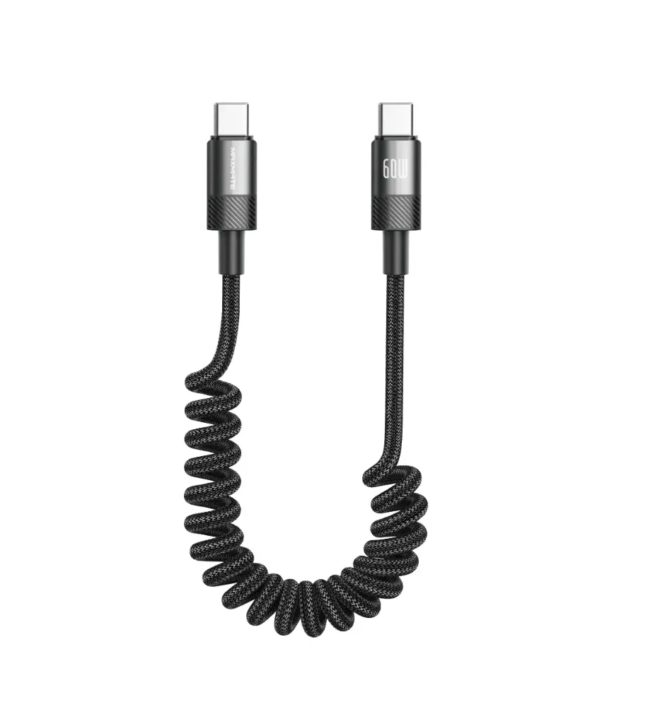 MPV971C Fast Charging C to C Spring cable 60w