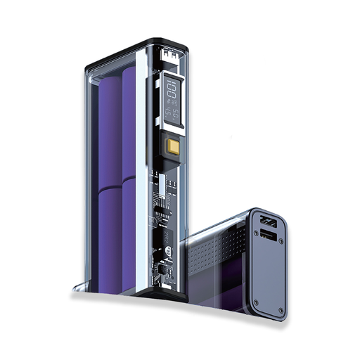 MMP20X Transparent Power Bank 20000 Ah USB and PD 22.5W