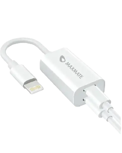 MA06 Dual Lightning Audio & Charger Adapter