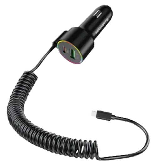 MPV23C Car charger Spring cable