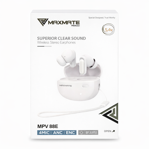 MPV88E Wireless Stereo Earphones 5.4v