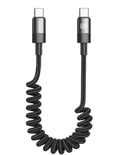 MPV971C Fast Charging C to C Spring cable 60w
