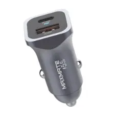 MPV26T Super Fast car charger 55W, USB-A, USB-C