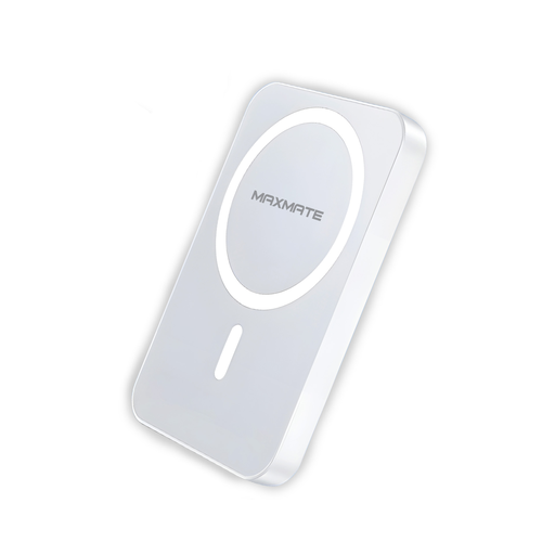 MPV12P Magnetic MagSafe Wireless PowerBank 5000mAh White